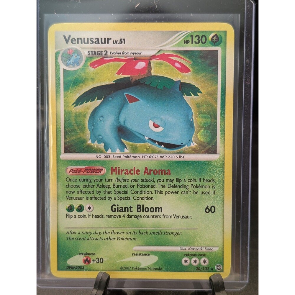 Pokémon Venusaur 20/132 • Holo Rare • DP Era • Miracle Aroma • UMM Finds